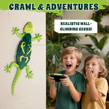 Wall Crawler Gecko, Remote Control Robot Toys, Rechargeable RC Animals Toy
