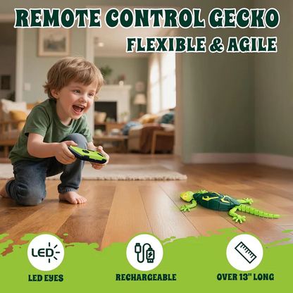 Wall Crawler Gecko, Remote Control Robot Toys, Rechargeable RC Animals Toy